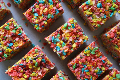 fruity pebbles rice crispy Treats